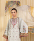 Unstitched Women's Off White Lawn 3 Piece Suit